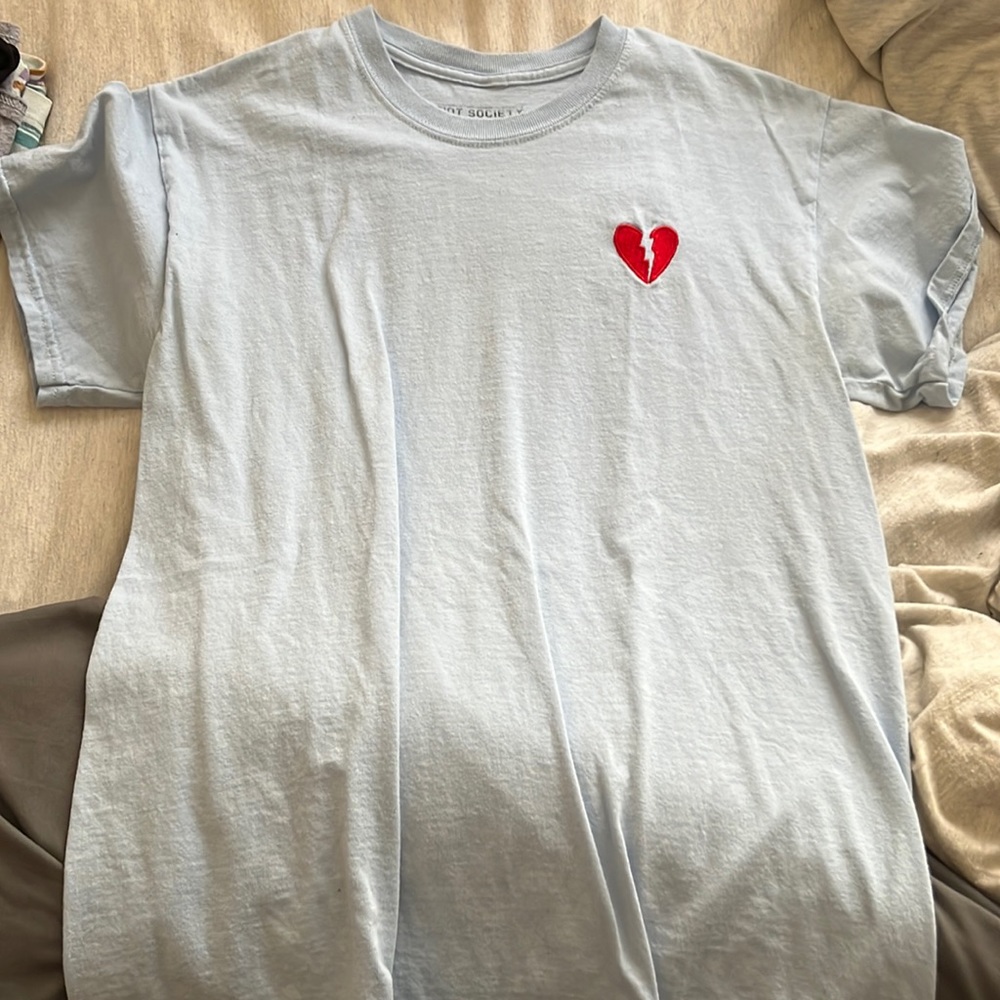 Riot Society, blue, medium shirt